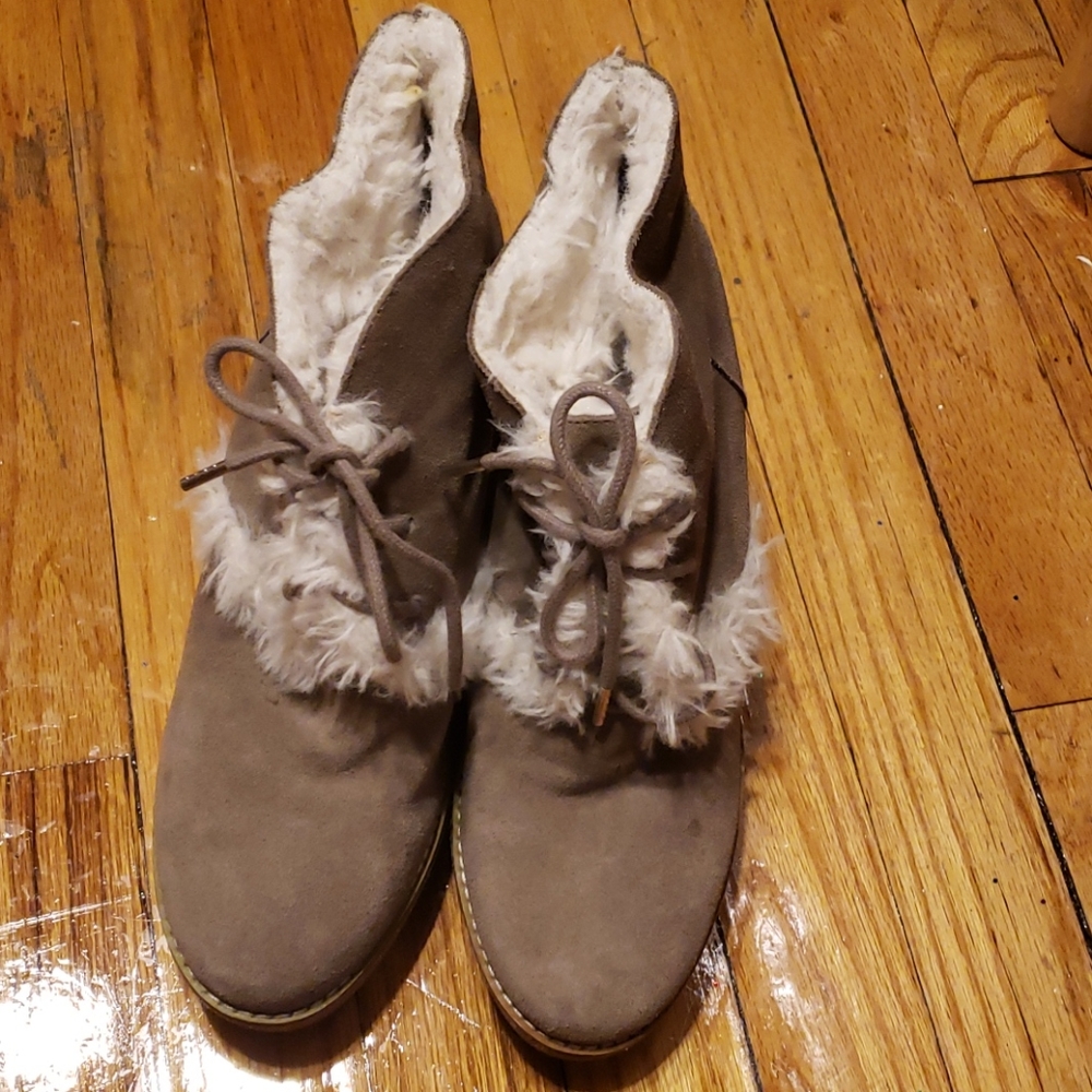 GAP WEDGE HEELS ANKLE BOOTS SIZE 8